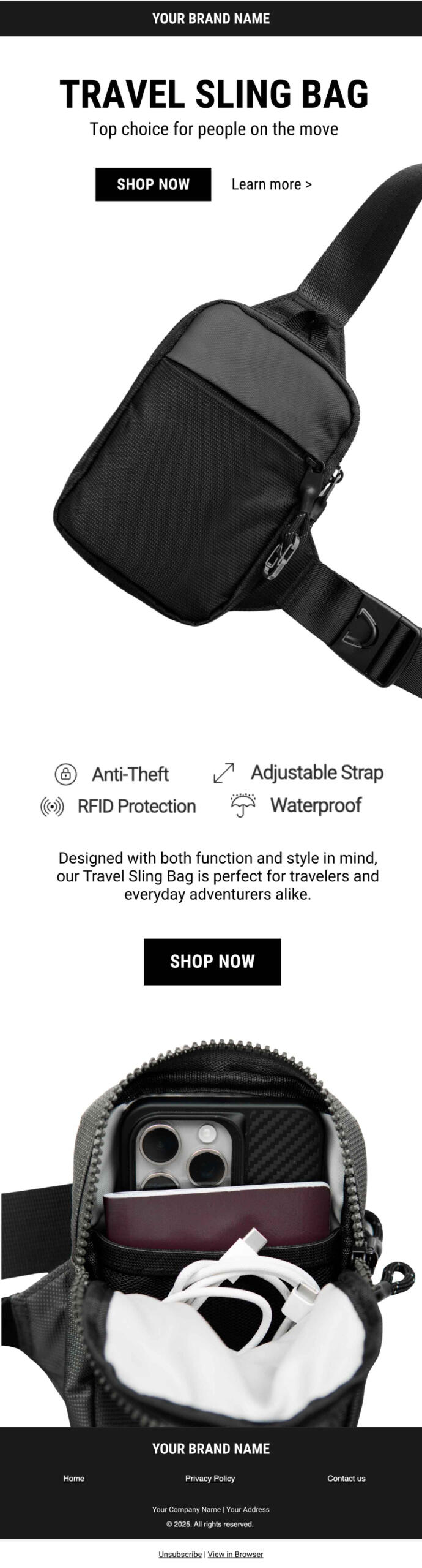 Client Work An example email marketing campaign I have made for one of my clients.